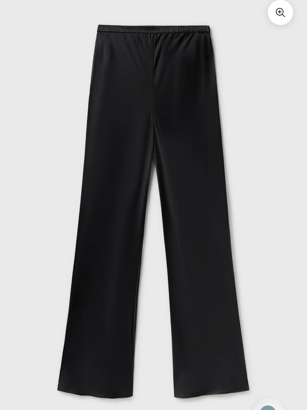 Silk Laundry Bias Cut Silk Pants in Black